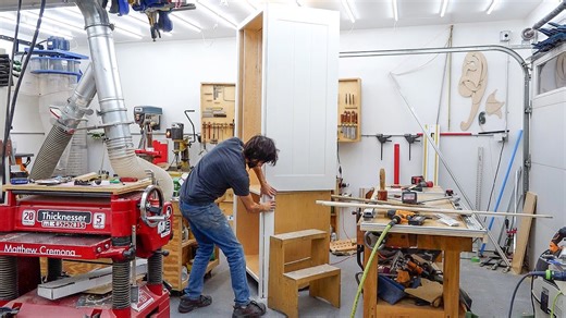 Floor to Ceiling Appliance Garage Cabinet | Home Renovation & Addition Part 68