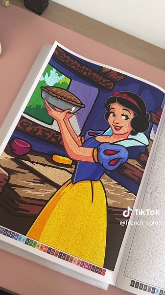 Blanche-Neige coloriage — Page 89 Tome Princesses 2 (feutres à eau)