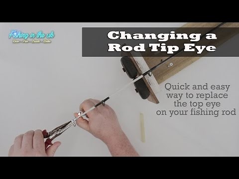 How to replace the top eye on your fishing rod.
