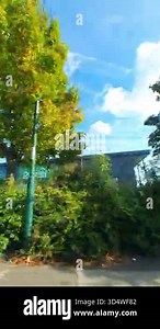 29th September, 2025. Urban Drive Through City Streets of Central Nottingham City of England, United Kingdom. The Nottingham is a Historical, Huge and Major City in Central England Midlands Region of United Kingdom.