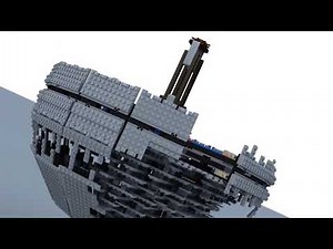 Lego 10143 Death Star II Stop motion Assembly 3d