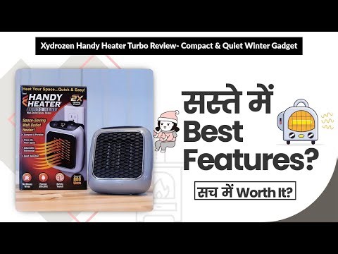 Xydrozen Handy Heater Turbo Review- Compact & Quiet Winter Gadget | Review in Hindi | Features