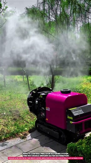 Crawler Water Sprayer 50L Tank Remote Control Irrigation Machine for Agricultural Plant Watering