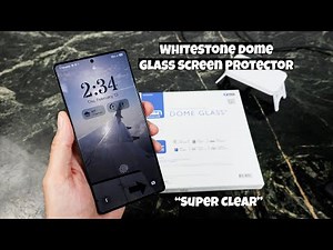 Samsung S25 Ultra WhiteStone Dome Glass Screen Protector