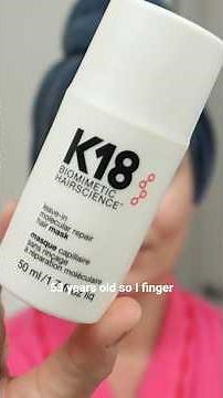 Using this WRONG? The CORRECT way to use K18 to repair my 53 year old hair!