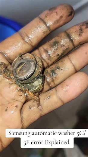 Samsung automatic washer 5C/5E error Explained;Dead pump/blockage. Appliances maintenance experts