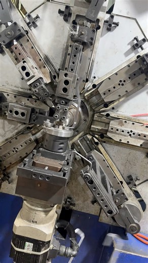 12-axis Flat Wire Bending and forming machine #yinfengmachine #WireFormingMachine #springcoilingmachine | Yin Feng