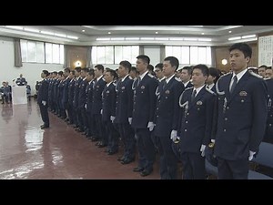 【HTBニュース】「信頼される警察官へ」北海道警察学校で入校式