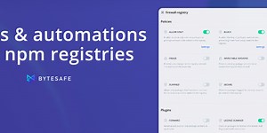 Apply rules and automations to your npm registries