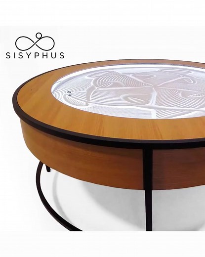 58K views · 223 reactions | Enhance your Indoor Oasis with ever changing kinetic art tech. Choose from 1000+ designs or create your own from the free to use Sisyphus App on a stunning Sisyphus Table or Mini. | Sisyphus Industries | Facebook