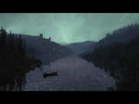 Relaxing Rain and Floating Boat - Peaceful Drift on Calm Waters for Deep Relaxation