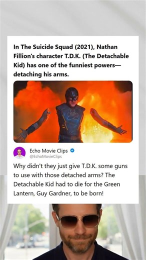 The Suicide Squad 2021 TDK Detachable Arms Power Why Not Just Give Him Guns
