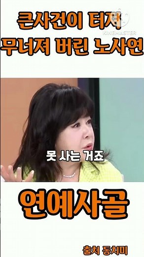 큰 사건이 터져 무너져 버린 노사연 #shorts