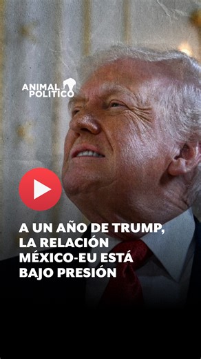 Donald Trump cumple un año del inicio de su segundo mandato el cual se ha caracterizado por sus políticas antiinmigrantes, combate al crimen y la reconfiguración del tablero internacional. Además, desde el primer día, el republicano ha presionado a la administración de Claudia Sheinbaum, exigiéndole mayores resultados en materia de seguridad y flujo migratorio. https://buff.ly/Wd1VlOb | Animal Político
