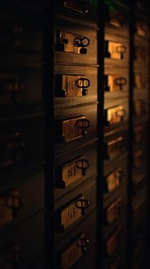 A beautiful and classic Vintage File Cabinet that comes with drawers and keys for secure storage