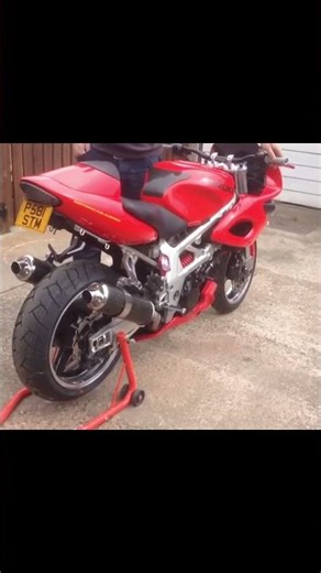 Suzuki TL1000S Streetfighter motorbike with dynojet power commander #shorts