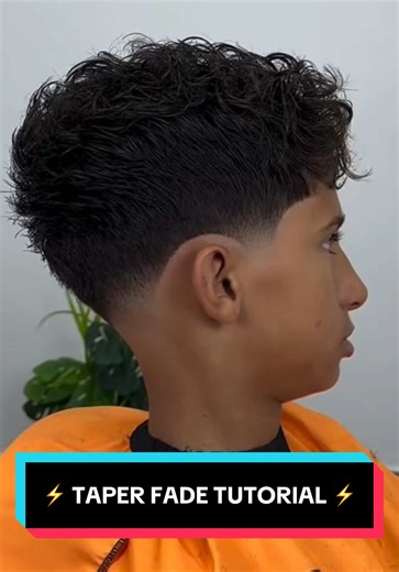 The PERFECT TAPER FADE Barber Tutorial 💈⚡️ STEP BY STEP 📚 with ASMR Sounds 🎭 Performance Top Tier 🏆✨ #barberlife #fyp #taperfade #asmrsounds #tutorial