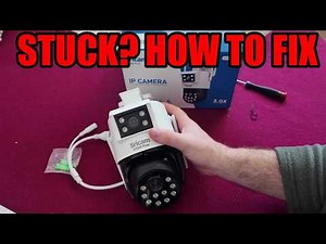 How to Setup SRICAM SH048 Plus 9MP: Wi-Fi Connect, MicroSD & Factory Reset