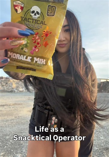 I’m a snacktical tactical operator 💁🏻‍♀️😋 @tacticalsnacks 💖💖💖 ✨ Discount Code for Tactical Snacks (10% OFF): PRINCESSP ✨✨✨ 🖤 Discount Code for @Redemption-Tactical tactical gear: PRINCESSP5 #tactical #snacks #snack #tacticalgear #fyp