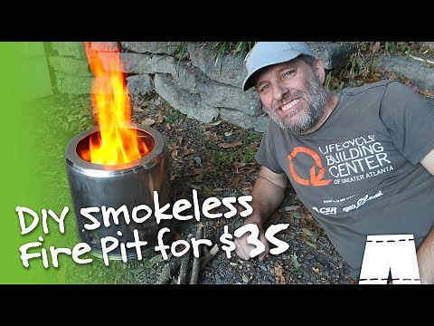 How To Make A DIY Smokeless Fire Pit From Cheap Stainless Steel Pots