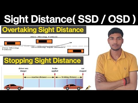 Sight Distance || Types Of Sight Distance || Stopping Sight Distance || Overtaking Sight Distance