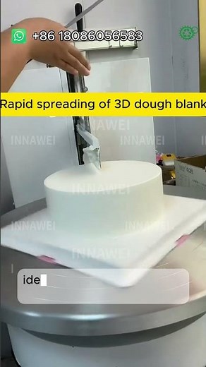 Automatic Cake Spreader Machine | Sponge Cake Buttercream Cake Making Machine for Bakery