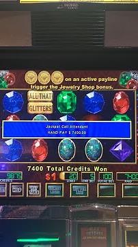 ALL THAT GLITTERS, $100 A SPIN ! LARGEST ON YOUTUBE!! RARE BONUS WIN Foxwoods