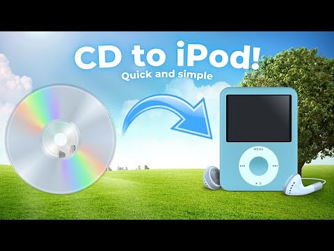 (With album cover!) How to put songs from a CD onto your iPod!