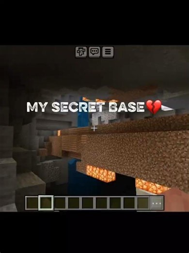"Minecraft's Most Hidden Secret Base!" 😱#minecraft #minecraftshorts #secretbase