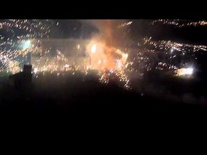 firework breaks window