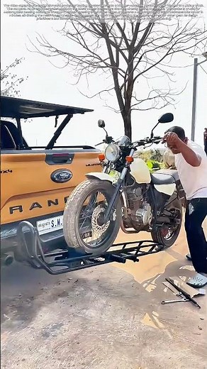 Wheeled Cargo: Loading a Pickup-Backed Motorcycle Hauler