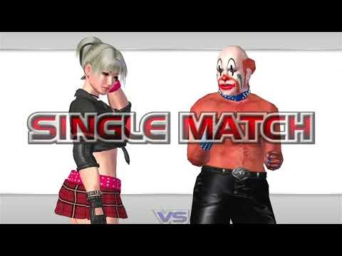 Rumble Rose XX 2025: Loona Wolf vs Sebastian 6 minute skyscraper match gameplay video