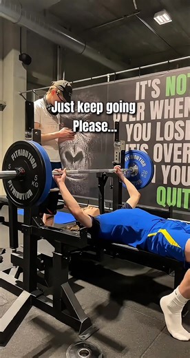 Indomitable human spirit #gym #gymmotivation #bench