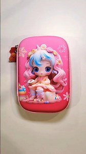 Cute Pink Mermaid Pencil Case For School Girls #stationery #pencilbox #backtoschool #satisfying