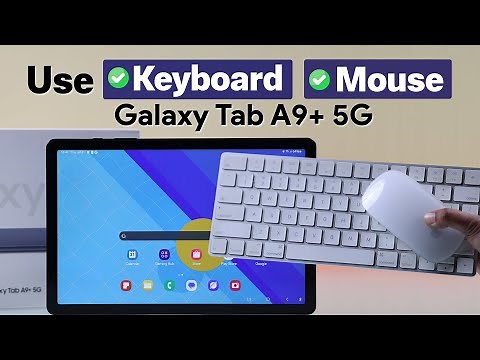 Samsung Galaxy Tab A9: How to Use a Keyboard & Mouse! [Connect]