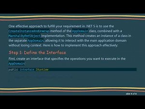 How to Run Actions in AppDomain in .NET 5