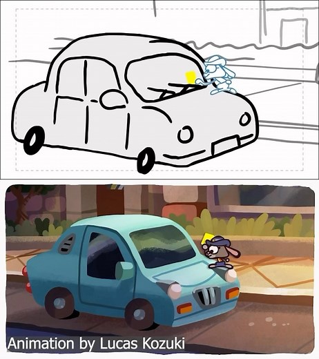 Steve Ly on Instagram: "Part 1 of the behind of the scenes process of the zootopia recap 🦊🐰 #zootopia #2danimation #2dfx #disney #zootopiafanart #storyboard #storyboarding #animatic #zootopiadisney #zootopiaedit #judyhopps #nickwilde"