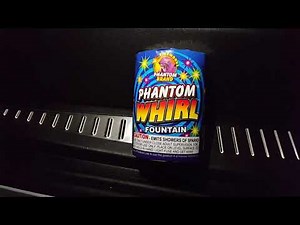 Phantom whirl fountain phantom fireworks demo