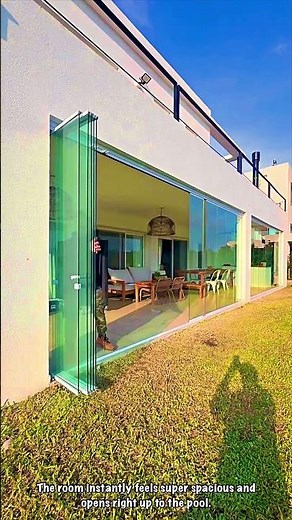 Instant Space Expansion: Folding Sliding Glass Partition