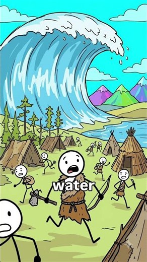 You Wouldn't Survive a Tsunami Like This #survival #scary