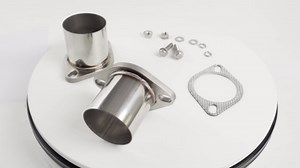 2.5" OD Exhaust Flange Repair Pipe Kit.Stainless Steel Exhaust Welding Flange Quick Repair 2.5" OD Exhaust Flange With Gasket,Flange Bolt and Nut (OD 2.5'')