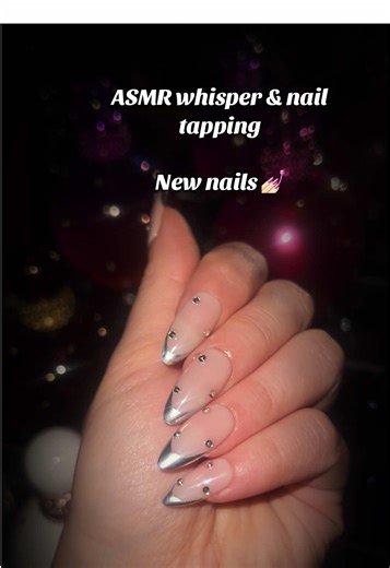 ASMR whisper & nail tapping - new nails 💅🏻 #asmr #asmrsounds #asmrtapping #asmrrelax #relaxingasmr