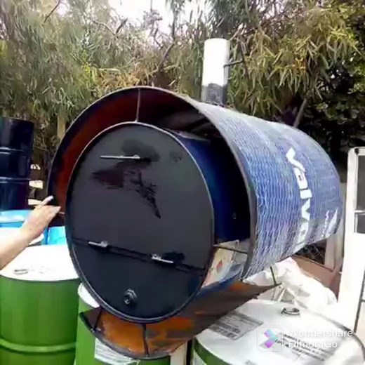 Cómo hacer un horno chileno de tambor paso a paso
