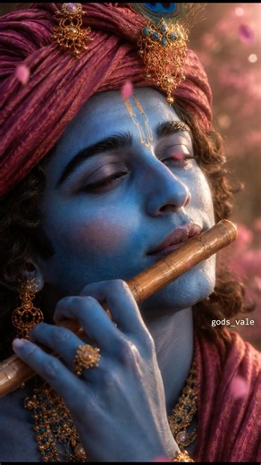 Shree krishna playing Mahabharata flute #godsdrishti #krishna