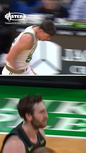 Luka Garza did the Luke Kornet run 😂😂😂 Presented by Eastern Propane & Oil | NBC Sports Boston