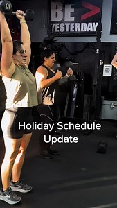 Here is the upcoming holiday schedule so you can plan your training ahead of time. December 24 – No PM Sessions December 25 – Closed December 26 – No PM Sessions December 31 – No PM Sessions January 1 – 7:30 AM and 8:45 AM sessions only January 2 – Normal schedule resumes Save this post and plan your sessions accordingly. | Underlying Strength