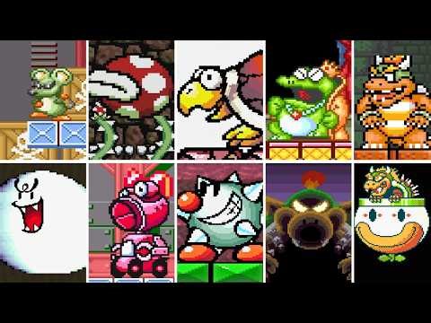 Super Mario Advance Series | All Bosses (No Damage) + Endings [4K 60FPS]