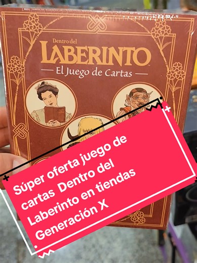 Súper oferta juego de cartas dentro del laberinto en tiendas generación X ,por solo 10,95€!! #labyrinth #labyrinthmovie #dentrodellaberinto #davidbowie #juego