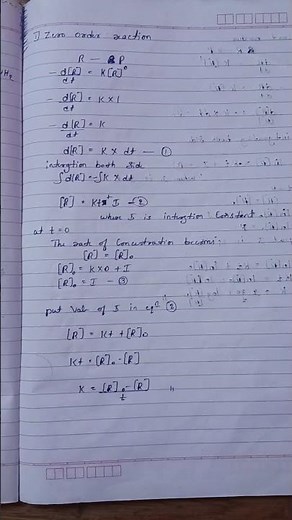 chemical kinetics|| zero order reaction|| #study #chamistry
