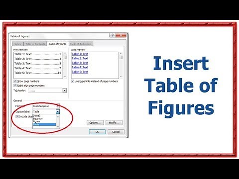 Insert figures and Table references in word (Urdu/Hindi)
